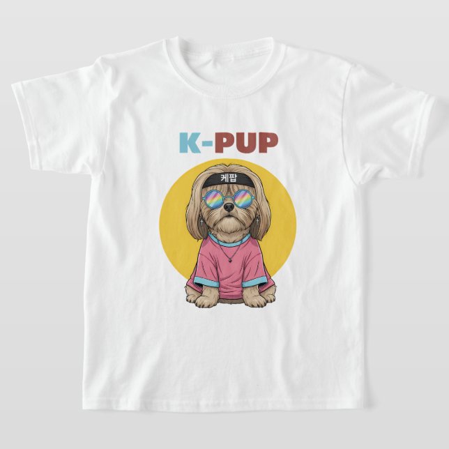 Camiseta cachorro k pop (Postura )