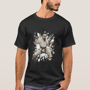 Camiseta Cachorro Kangal Clássico Karate Lutador Animal Jud