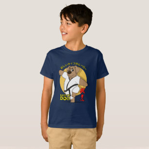 Camiseta Cachorro Karatê   Crianças