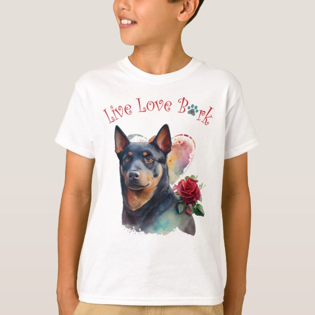 Camiseta Cachorro Kelpie australiano bonito (Frente)