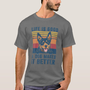 Camiseta Cachorro Kelpie australiano dá dotes incríveis e