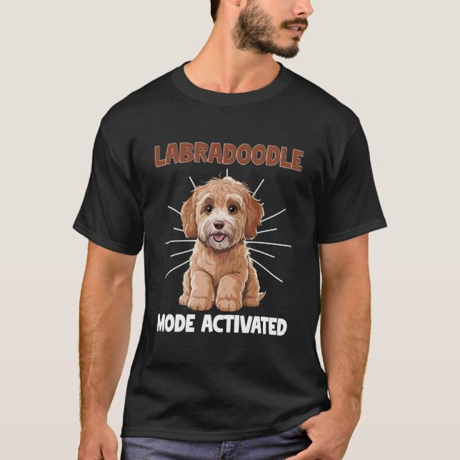 Camiseta Cachorro Labradoodle (Frente)