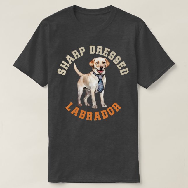 Camiseta Cachorro Labrador Cachorro 1 (Frente do Design)