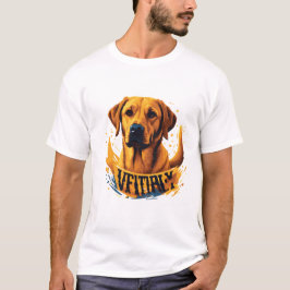 Camiseta Cachorro Labrador Dourado Vitória