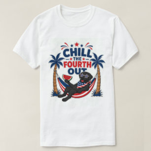 Camiseta Cachorro Labrador Preto Engraçado Esfrie o Quatro