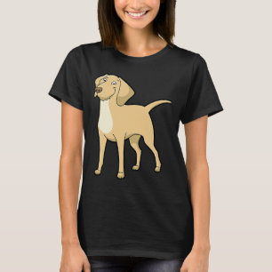 Camiseta Cachorro Labrador Retriever Amarelo Fofo