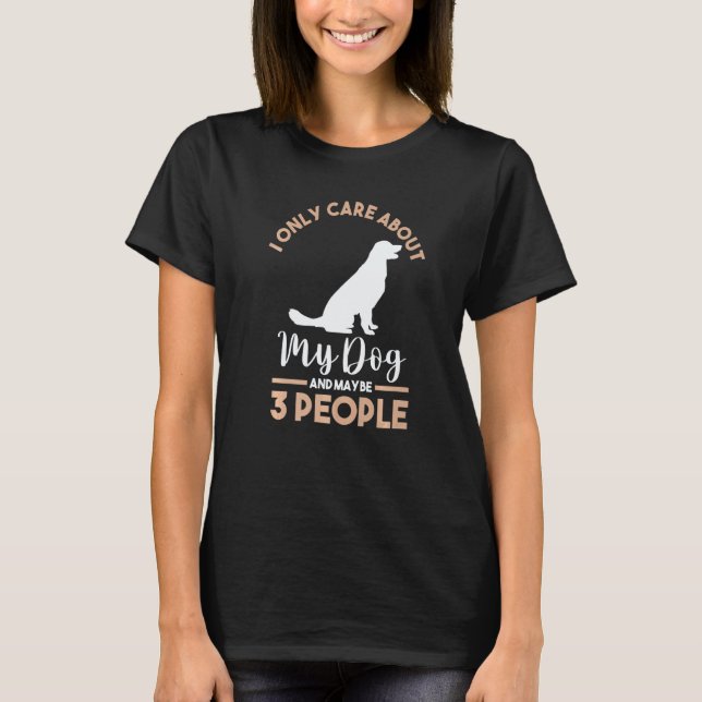 Camiseta Cachorro Labrador Retriever Dourado 1 (Frente)