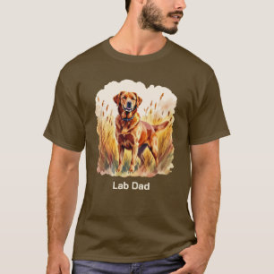 Camiseta Cachorro Labrador Retriever Fox Red
