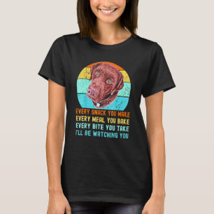 Camiseta Cachorro Labrador Retriever Lab Chocolate Todo Lan