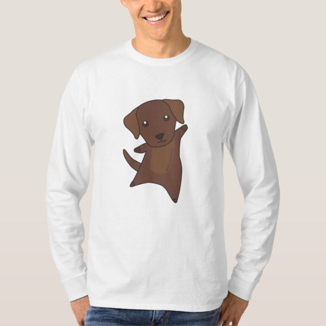 Camiseta Cachorro Labrador Retriver Cães Para Crianças (Frente)