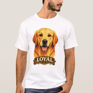 Camiseta Cachorro Leal Golden Retriever Vintage Amante de C