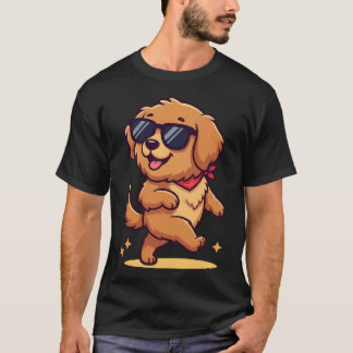 Camiseta Cachorro Legal de Óculos de Sol