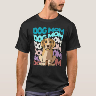 Camiseta Cachorro legal Mamãe Retro Cachorro Premium