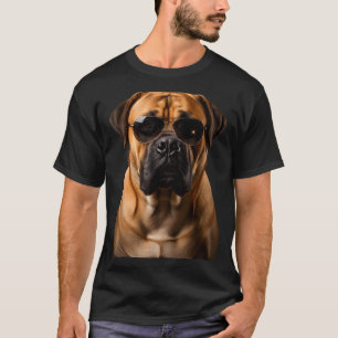 Camiseta Cachorro Legal Olha o Bullmastiff Cara Engraçada