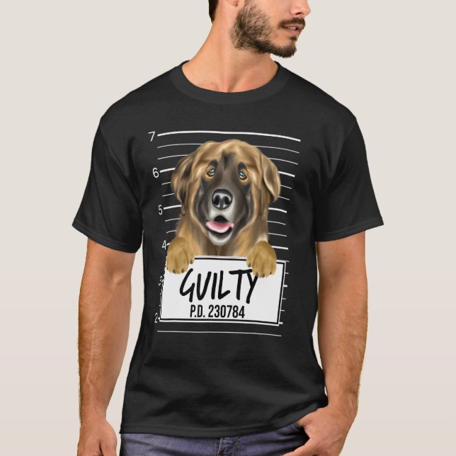 Camiseta Cachorro Leonberger FotoGuilty (Frente)