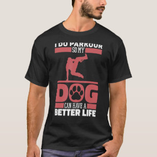 Camiseta Cachorro Livre - Traceur Parkour