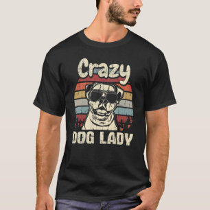 Camiseta Cachorro Louco Americano Lady Vintage Madre