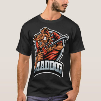Camiseta Cachorro louco com arma