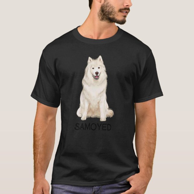 Camiseta Cachorro Louco Samoyed (Frente)