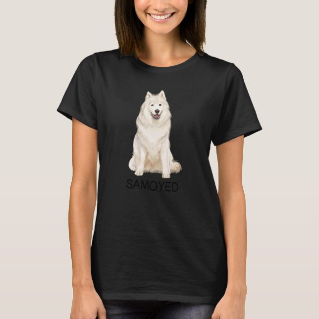 Camiseta Cachorro Louco Samoyed (Frente)
