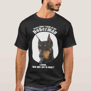 Camiseta cachorro Lucky Doberman