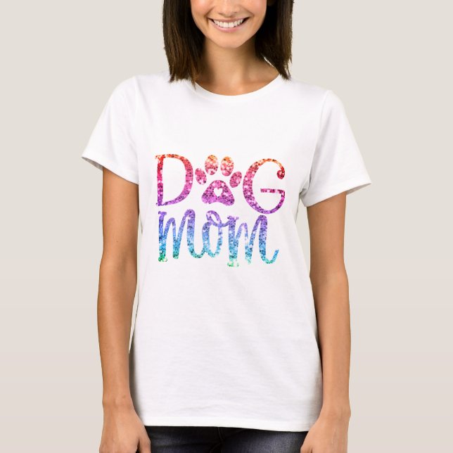 Camiseta Cachorro Mãe Arco Arco-Íris (Frente)
