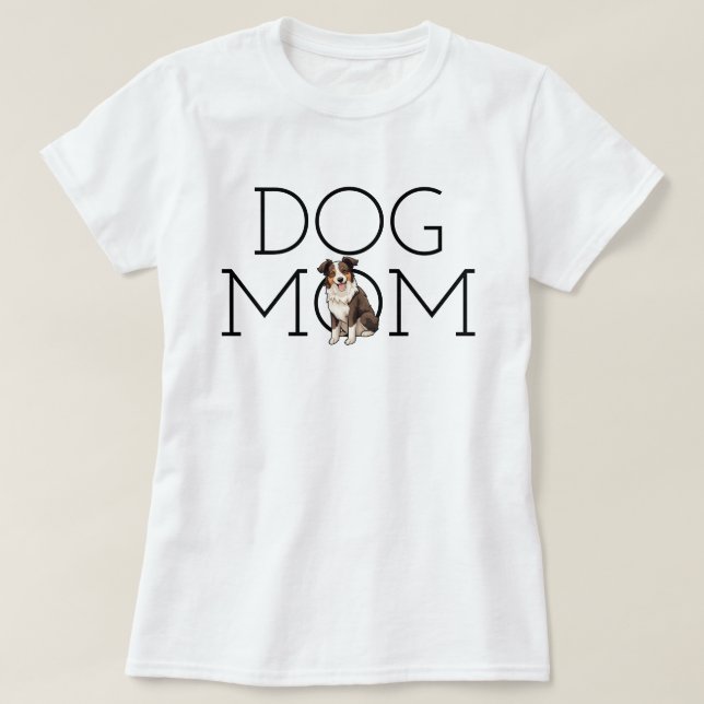 Camiseta Cachorro Mãe Border Collie (Frente do Design)