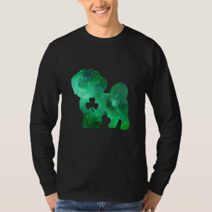 Camiseta Cachorro Mãe Cachorro Dia de São Patrício Shiu Poo