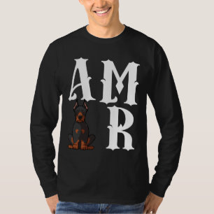 Camiseta Cachorro Mãe Cachorro Pai Doberman Pinscher Cachor