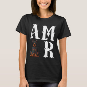 Camiseta Cachorro Mãe Cachorro Pai Doberman Pinscher Cachor