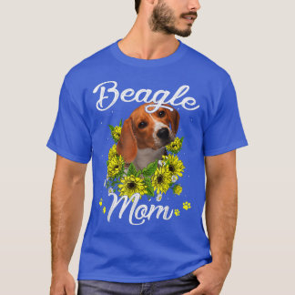 Camiseta Cachorro Mãe Dia de as mães Presente Girassol Mãe