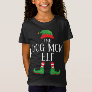 Camiseta Cachorro Mãe Elf Correspondente Grupo Xmas Família