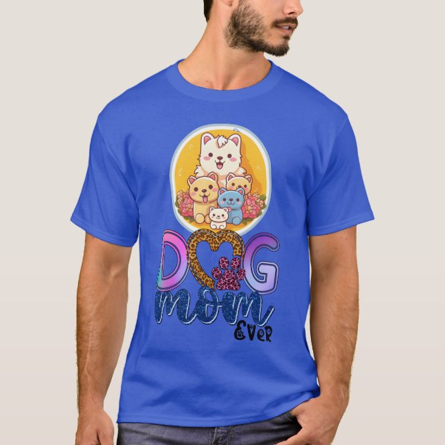Camiseta Cachorro Mãe Melhor Cachorro Mãe Cachorro Mãe Desi (Frente)