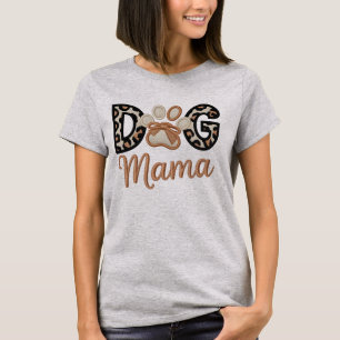 Camiseta Cachorro Mãe no Estilo Bordado - Dia das Mães