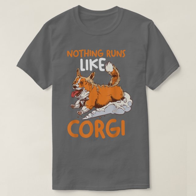 Camiseta Cachorro Mãe PaiAnimalNada Funciona Como Corgi (Frente do Design)