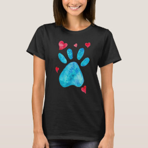Camiseta Cachorro Mãe Pata Imprimir Impressão Gráfico de Mu