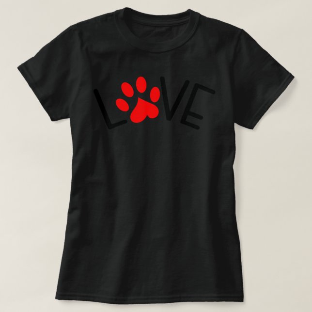 Camiseta Cachorro Mãe Pata Povoada Imprimir Pele Resgate Ca (Frente do Design)
