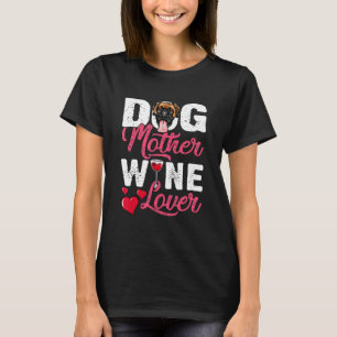 Camiseta Cachorro-Mãe Vinho