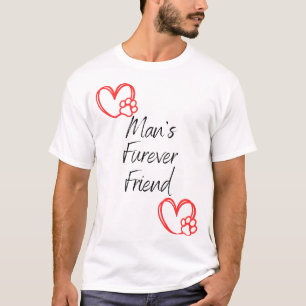 Camiseta Cachorro Mais Amigo do Homem para Sempre