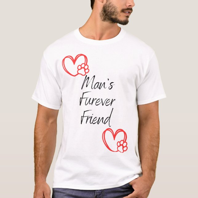 Camiseta Cachorro Mais Amigo do Homem para Sempre (Frente)