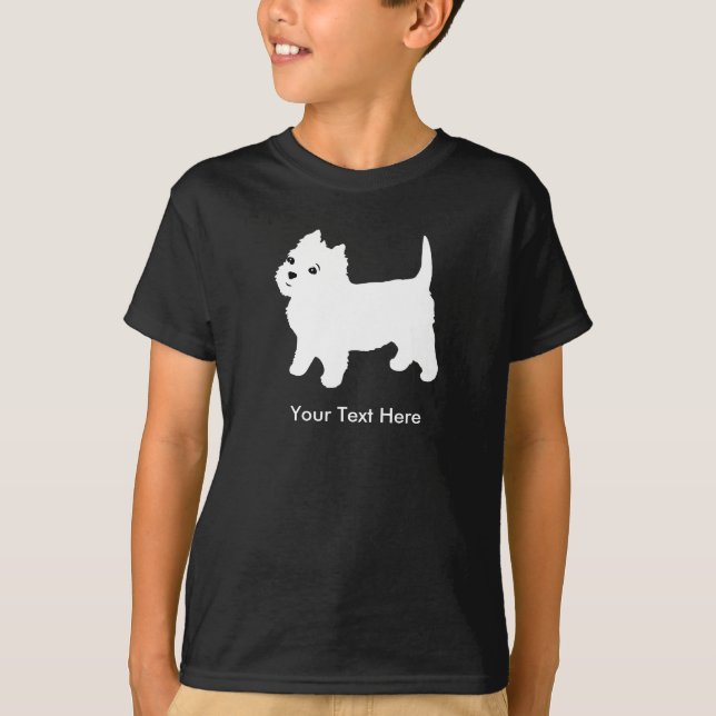 Camiseta Cachorro Mais Pequeno do Oeste - Westhighland Terr (Frente)