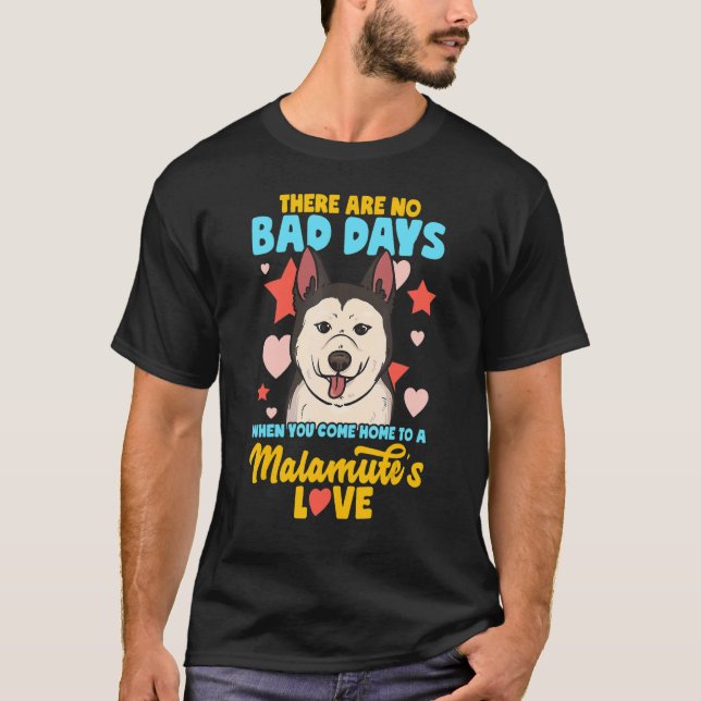 Camiseta Cachorro Malamute do Alasca (Frente)