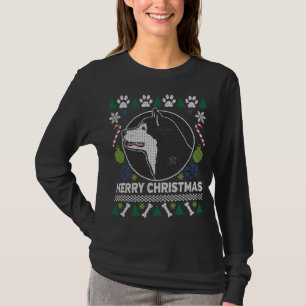 Camiseta Cachorro Malamute do Alasca Raça Feia de Natal Fei