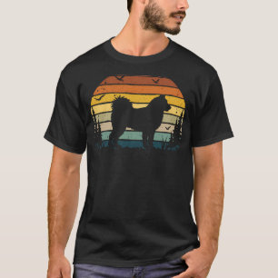 Camiseta Cachorro Malamute do Alasca Retro Vintage