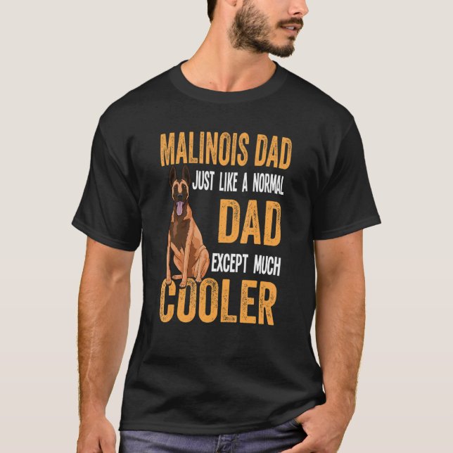 Camiseta Cachorro Malinois Belga Para Proprietário Malinois (Frente)
