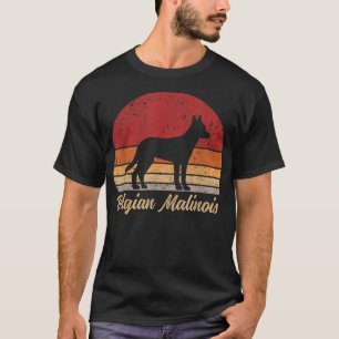 Camiseta Cachorro Malinois Belga Vintage Amantes de Animais