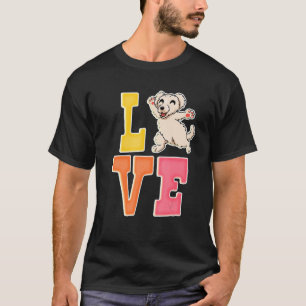 Camiseta Cachorro Maltês Cachorro Cachorro Namorados