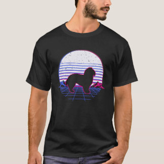 Camiseta Cachorro Maltês Puppy Retro Vintage Sunset