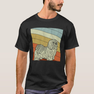 Camiseta Cachorro Maltês Vintage para Meninas Ret Maltês