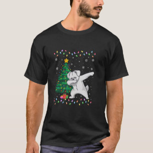 Camiseta Cachorro Maltês Xmas Torneira Luz Feia Natal